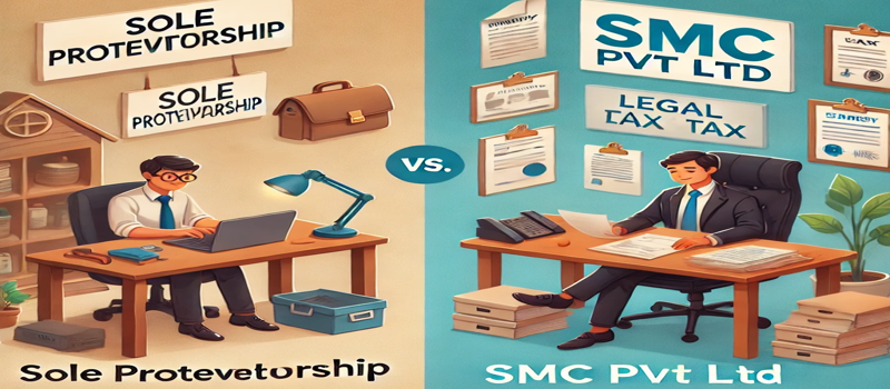 SMC Pvt Ltd vs Sole Proprietorship Difference